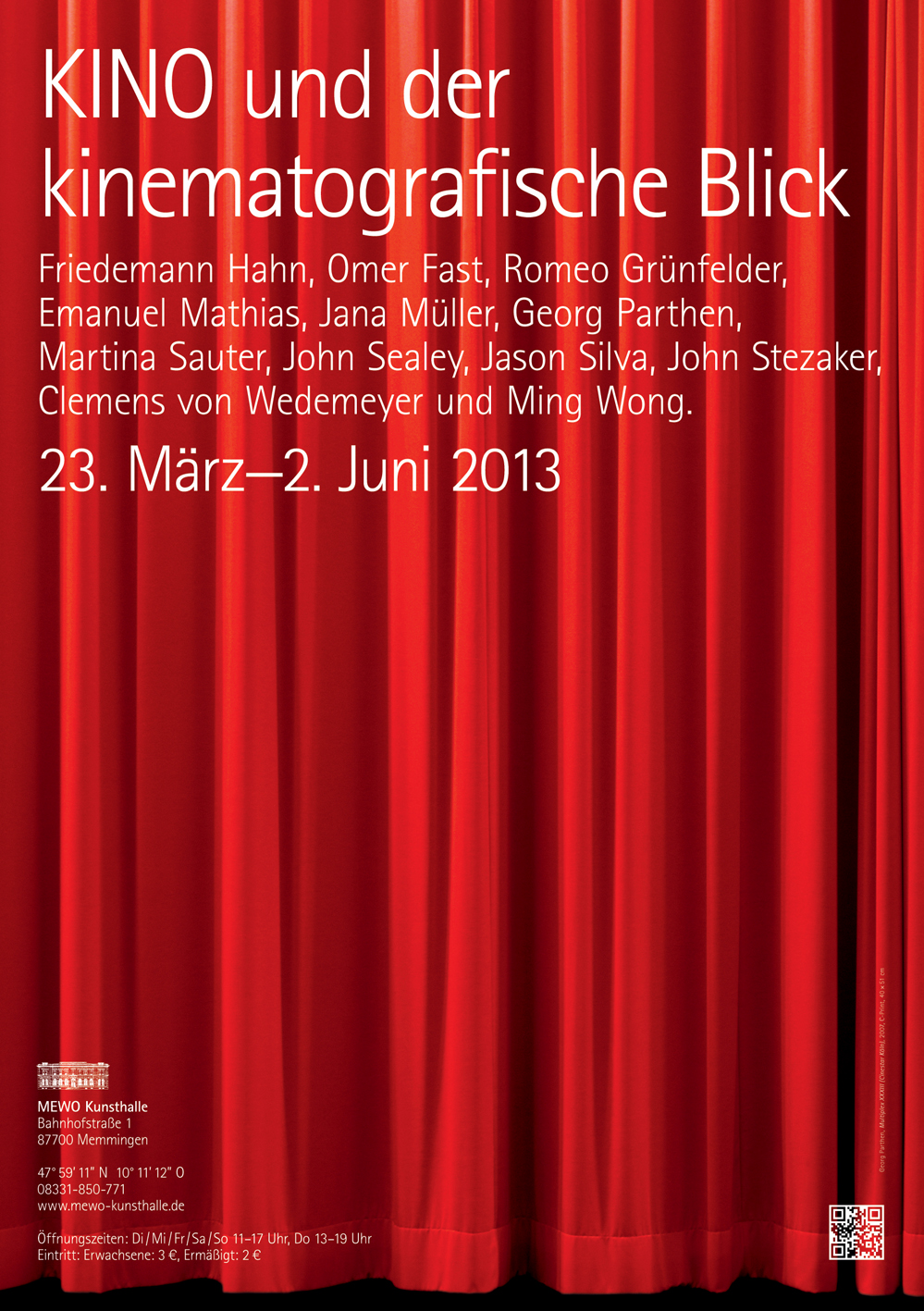 Poster Kino und der kinematografische Blick