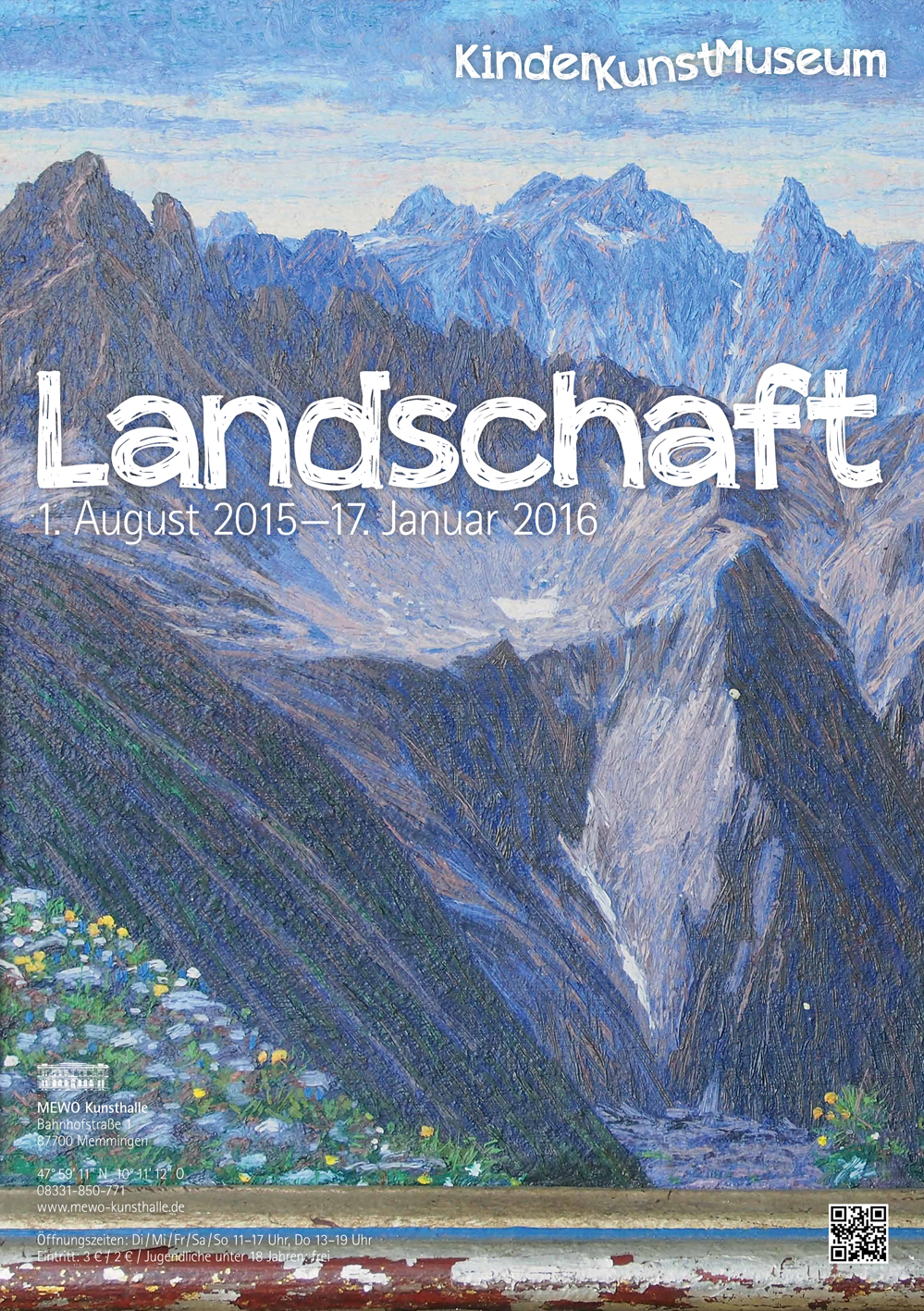 Poster Kinder Kunst Museum landschaft