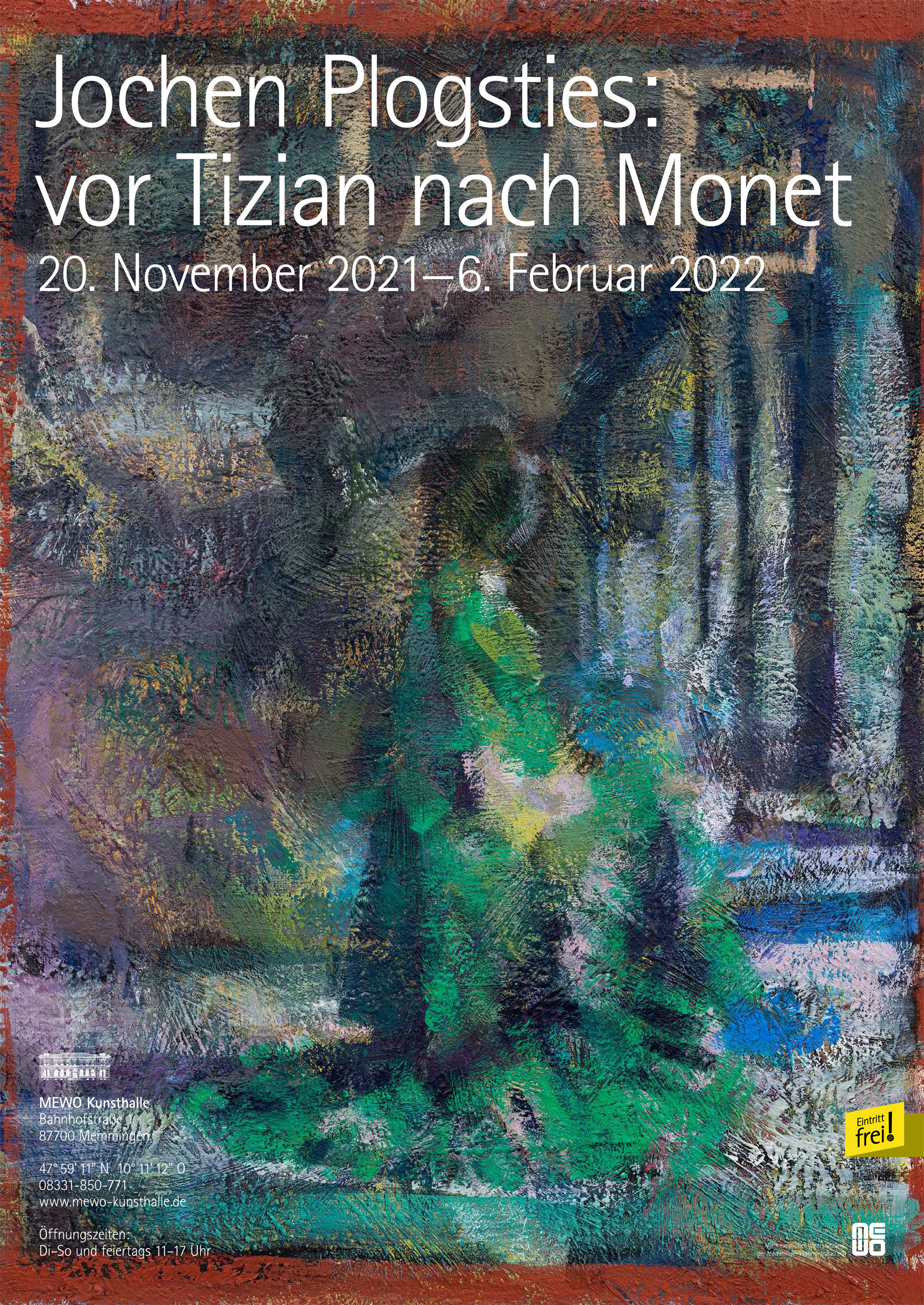 Poster Jochen Plogsties: vor Tizian nach Monet